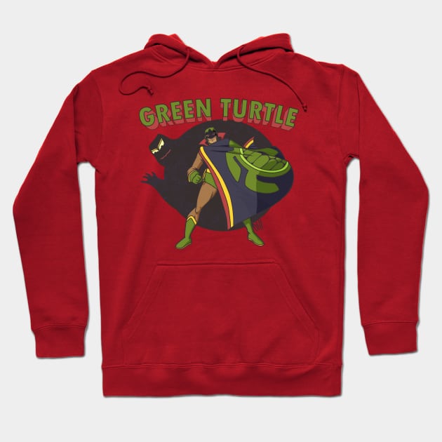 The Green Turtle Hoodie by Doc Multiverse Designs